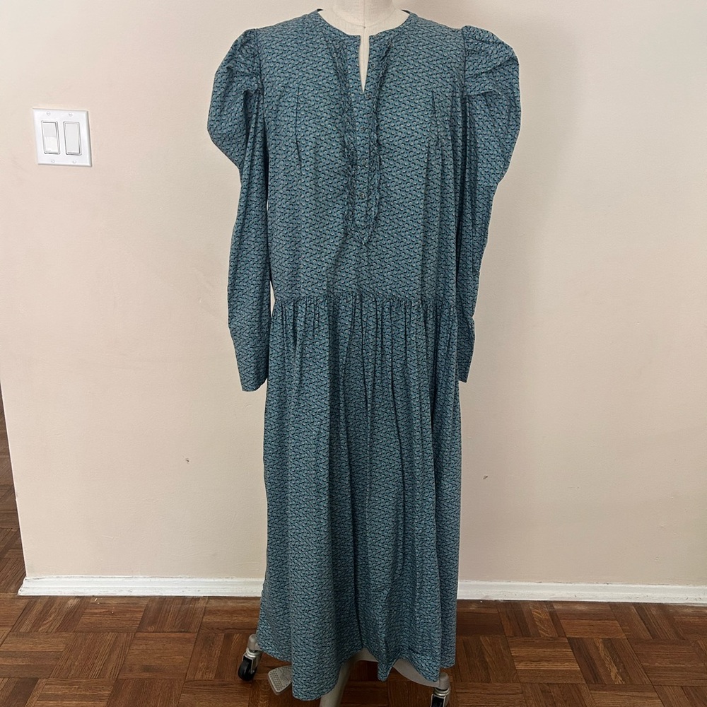 Christy Dawn Blue Puff Sleeve Callan Dress